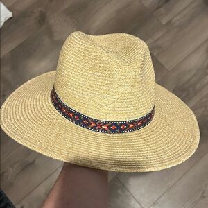 Goodfellow & Co Natural Straw Hat with White Band